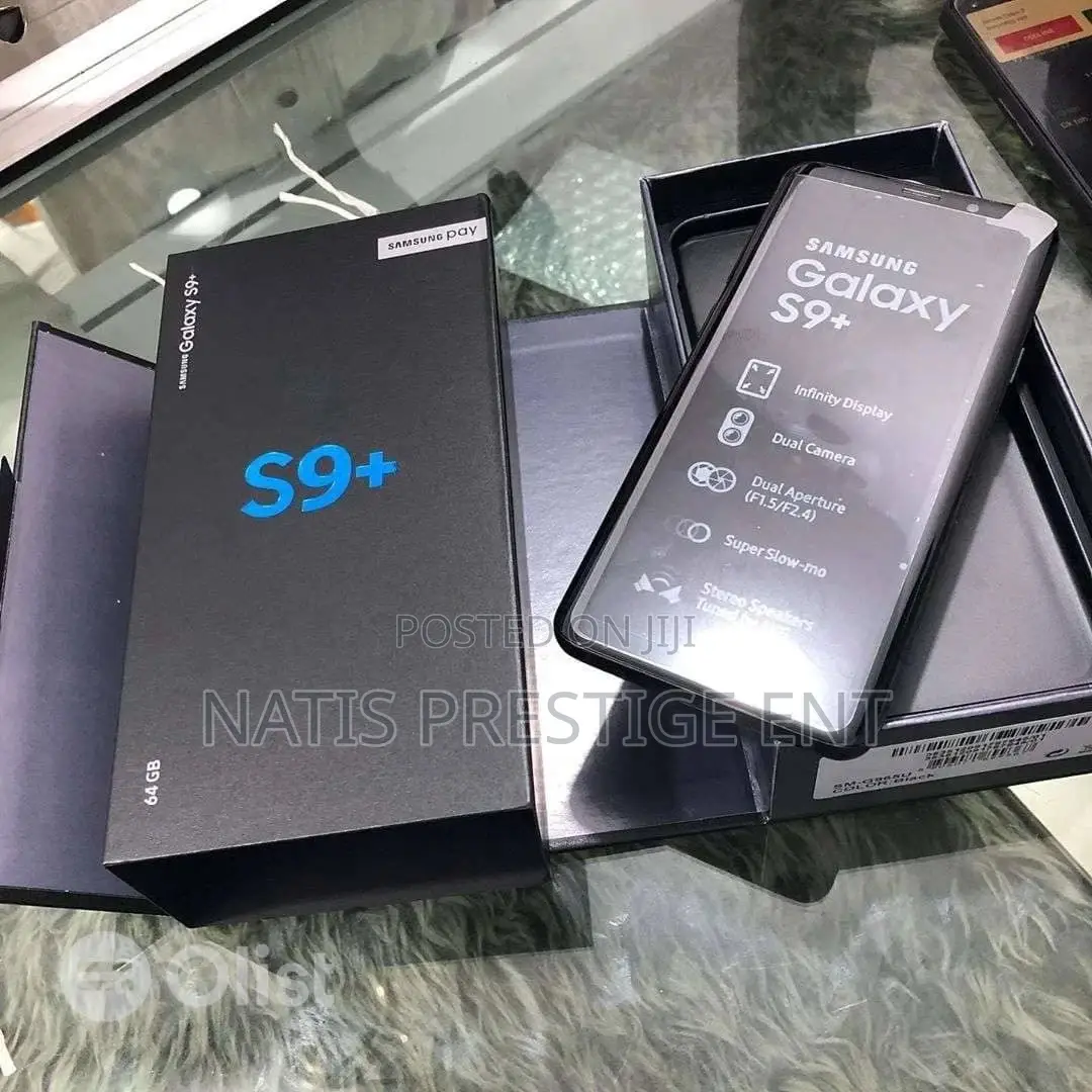 New Samsung Galaxy S9 Plus 64 GB Black