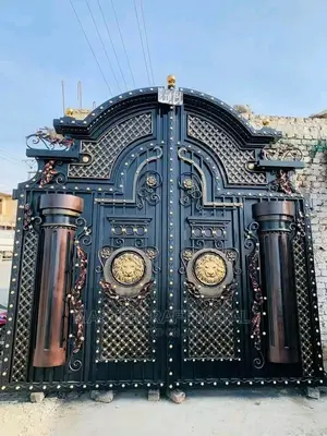 Galvanized Steel Metal Gates| Sliding Doors | Pushing Gate