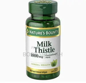 Nature's Bounty Milk Thistle Supplement, 1000 Mg,
