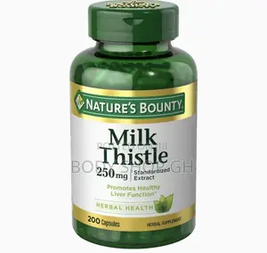 Nature's Bounty Milk Thistle Supplement, 250 Mg,200 Counts
