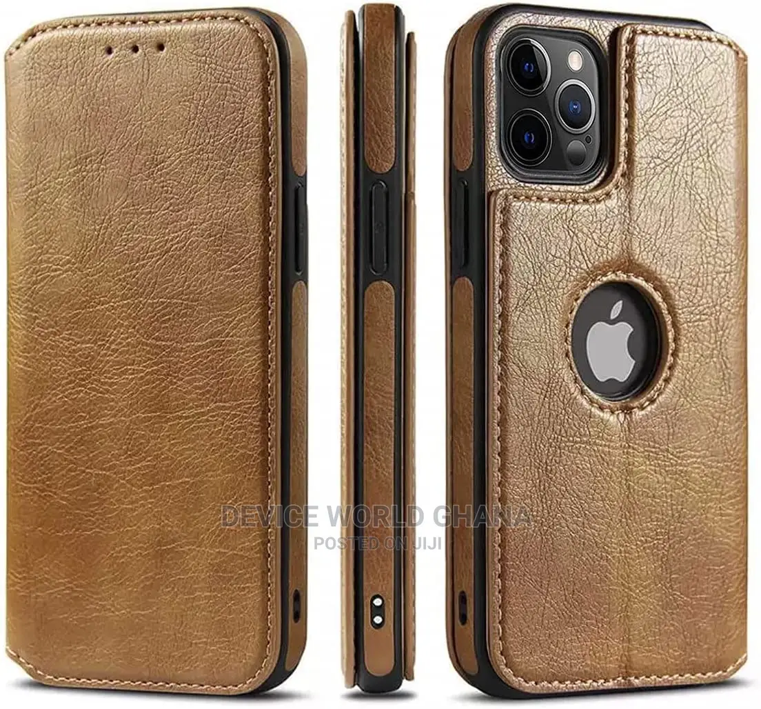 Cau Leather Flip Case Fo iPhone 16pmax 15pm 14pm 13pm 16p 15