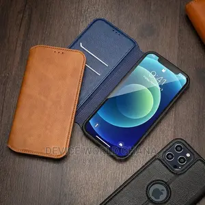 Cau Leather Flip Case Fo iPhone 16pmax 15pm 14pm 13pm 16p 15