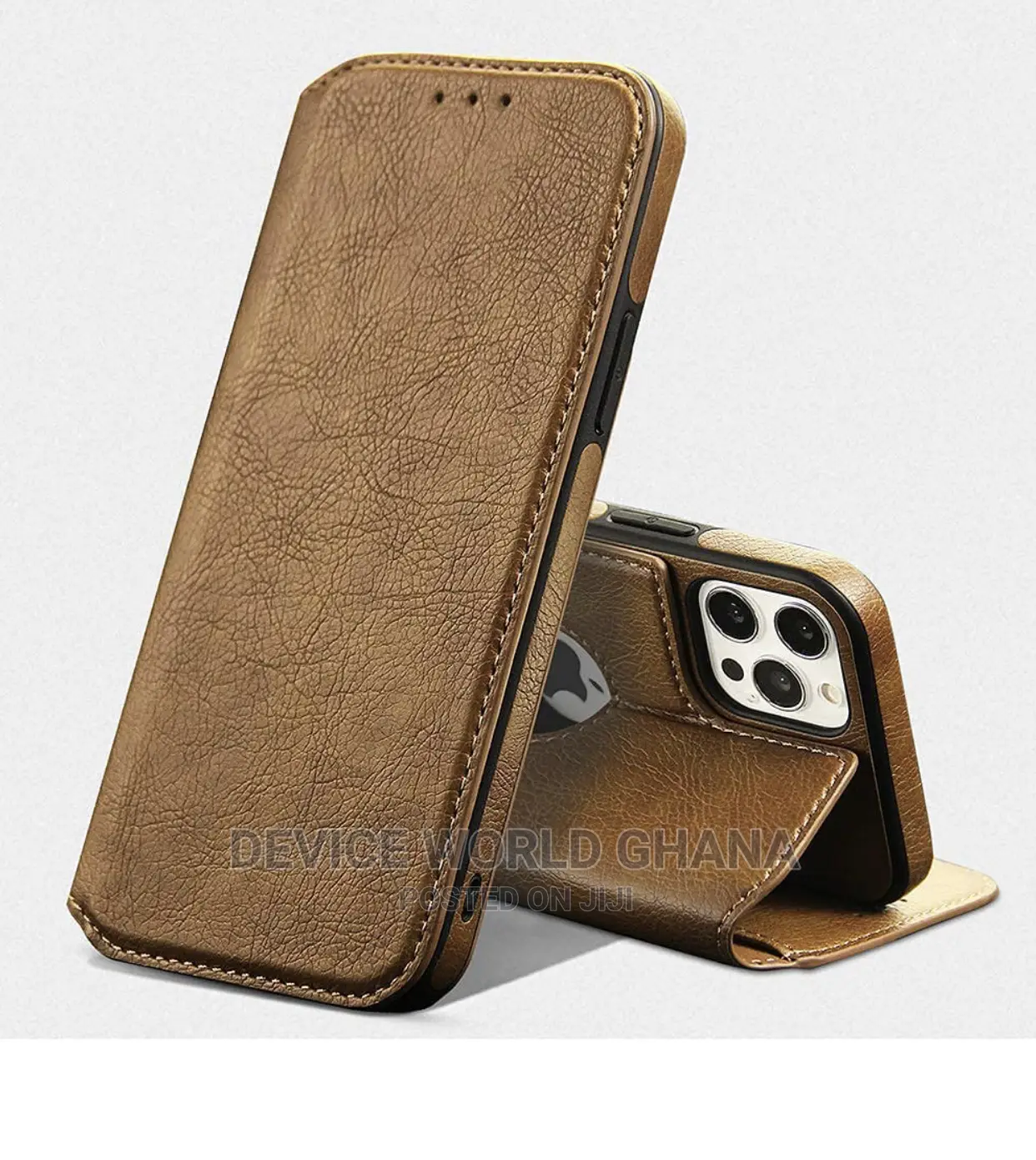 Cau Leather Flip Case Fo iPhone 16pmax 15pm 14pm 13pm 16p 15