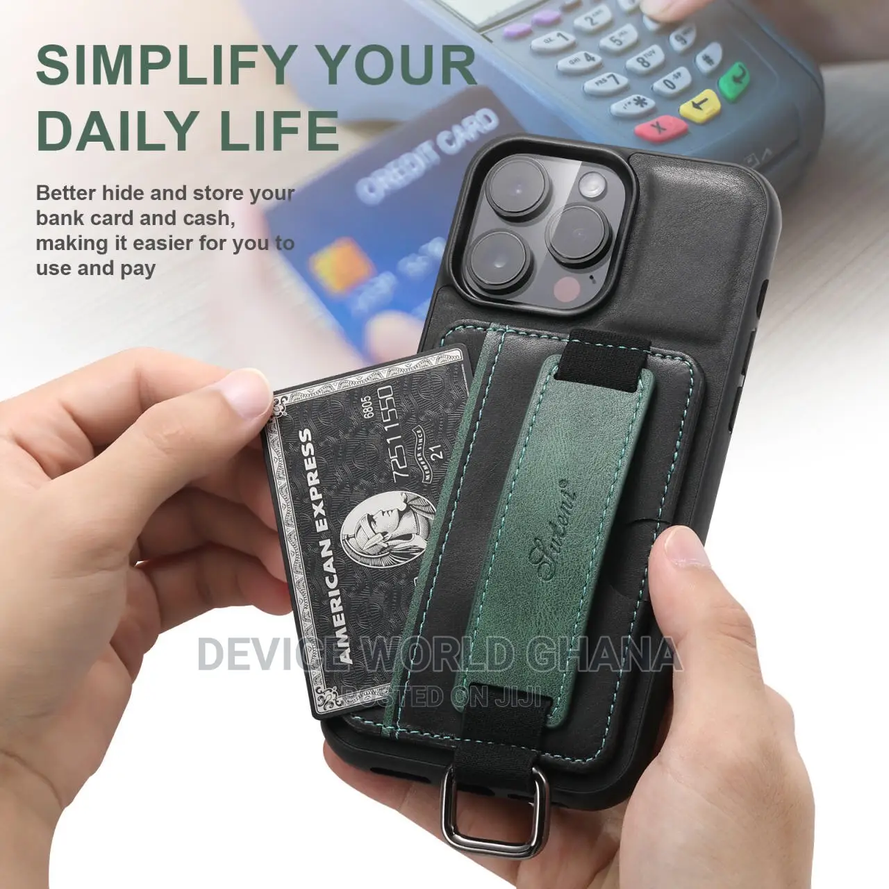 Suteni Leather Back Case for iPhone 15promax 15p 14promax 13