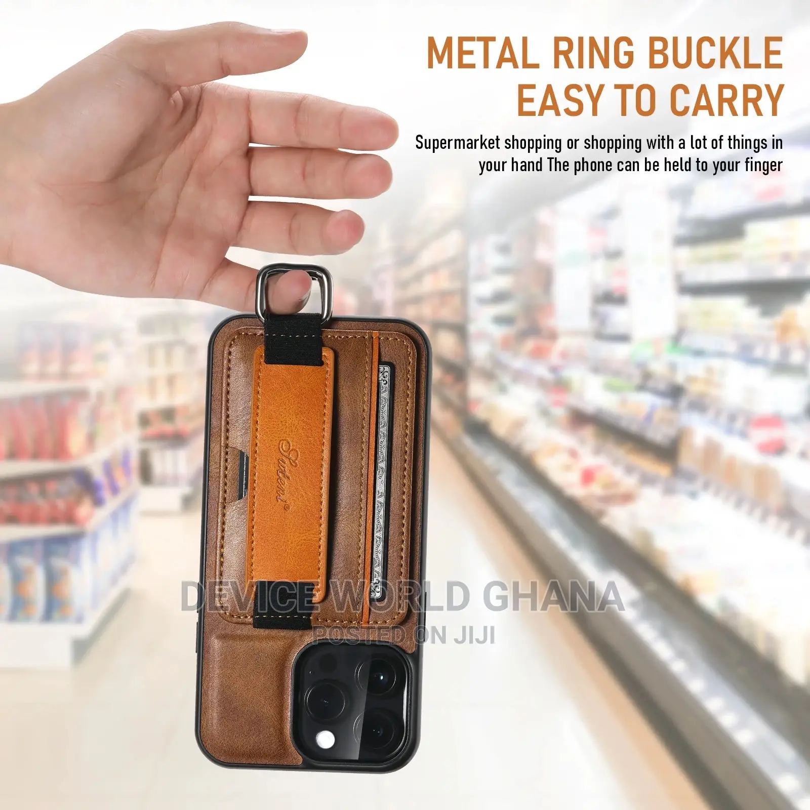Suteni Leather Back Case for iPhone 15promax 15p 14promax 13