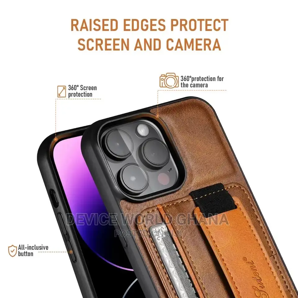 Suteni Leather Back Case for iPhone 15promax 15p 14promax 13