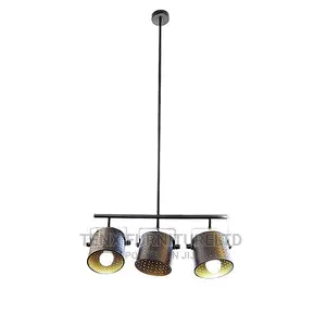 Reno Pendant 3 Bulbs (Black)