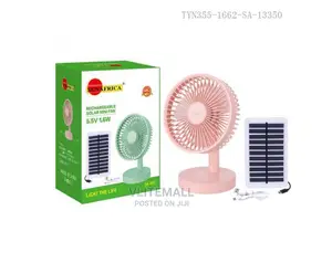 SUN AFRICA Rechargeable Solar Mini Fan (SA-7873)