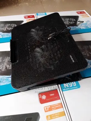 Original Laptop Cooler With 2 Heavy Duty Fan