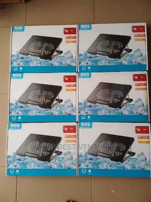 Original Laptop Cooler With 2 Heavy Duty Fan