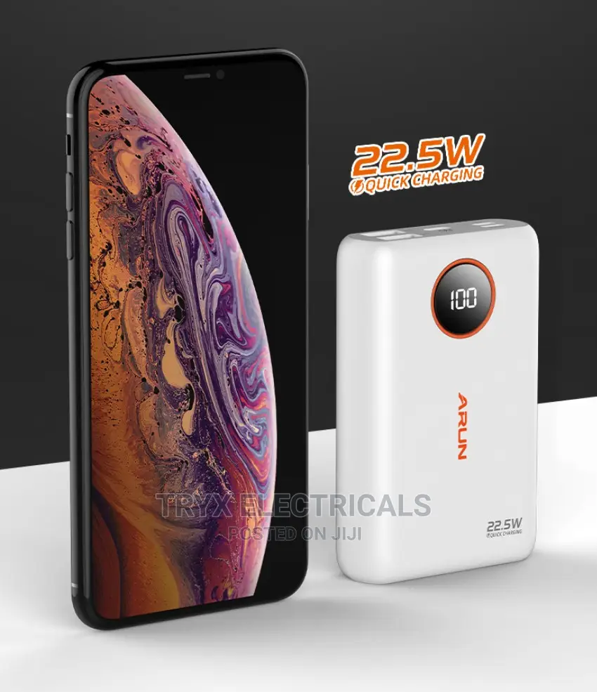 10,000mah Power Bank Arun 22.5w Quick Charge Fc10