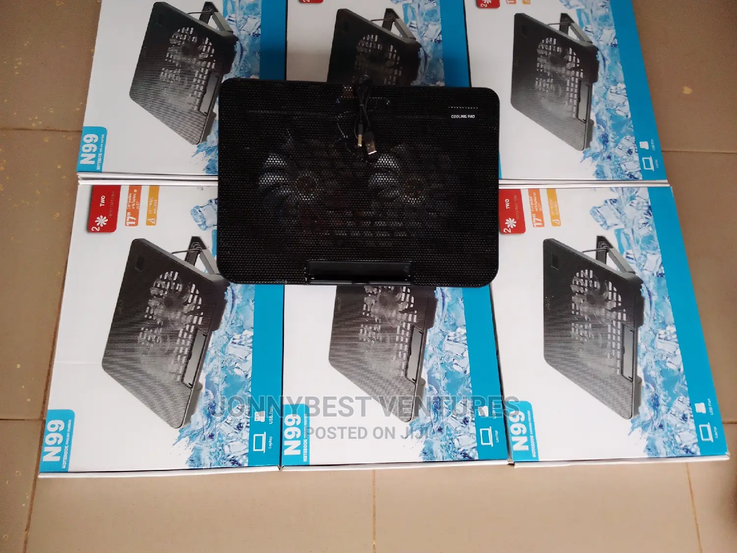 N99 Powerful Laptop Cooler With Speed Fan
