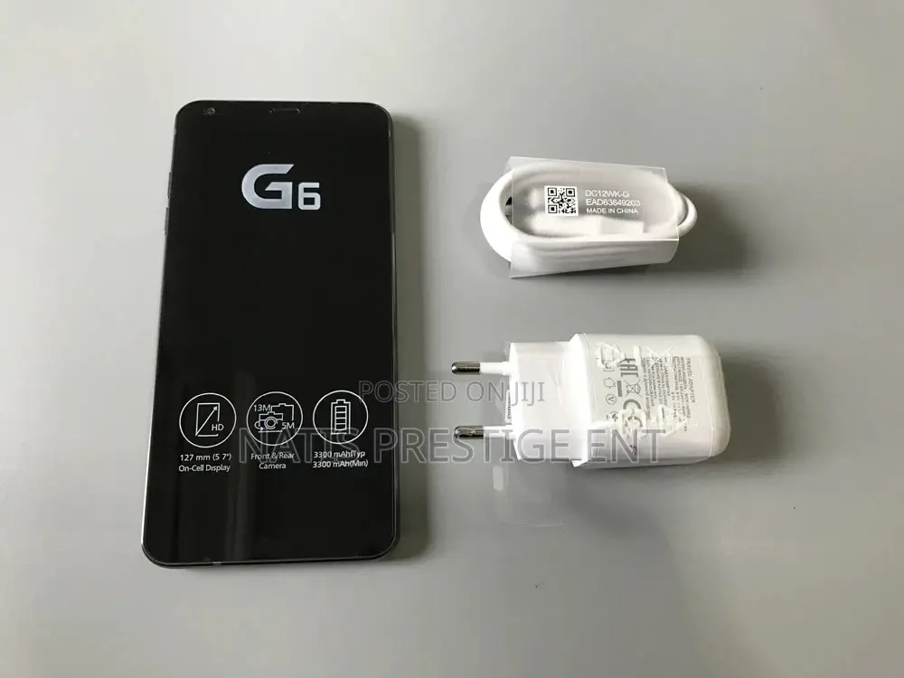 New LG G6 64 GB Black