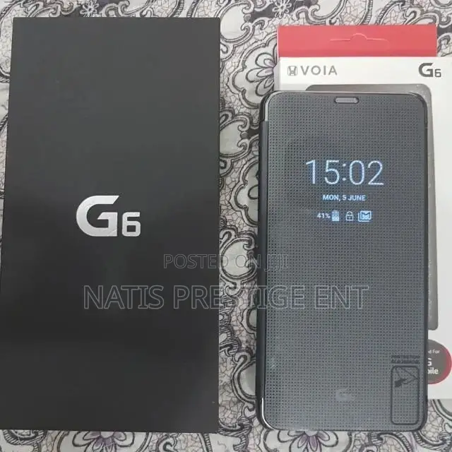 New LG G6 64 GB Black