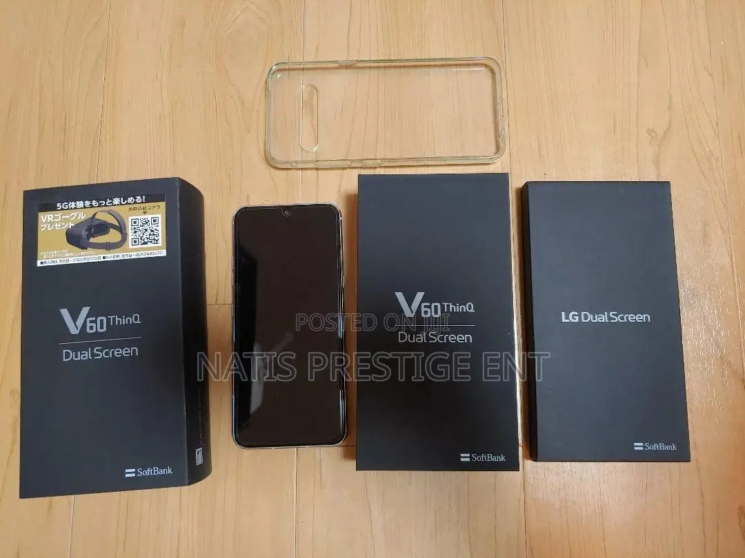 New LG V60 ThinQ 5G UW 128 GB Black
