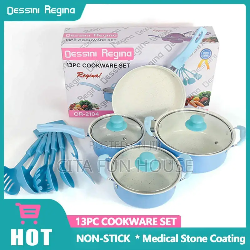 13 Pieces Non Stick Cookware