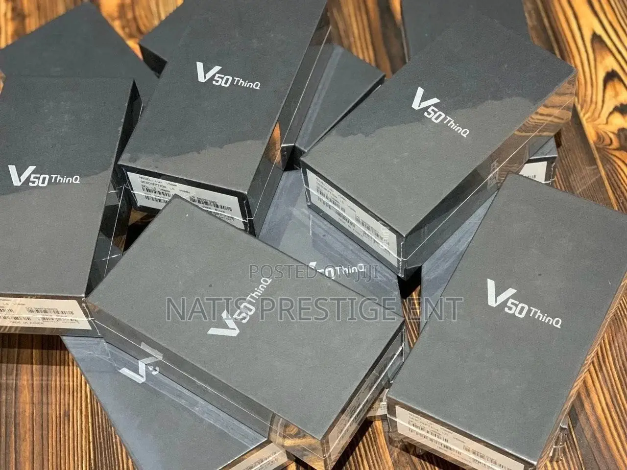 New LG V50 ThinQ 5G 128 GB Black