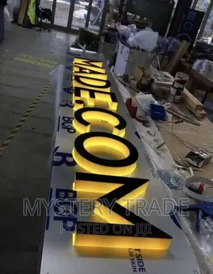 3d Signage With Light