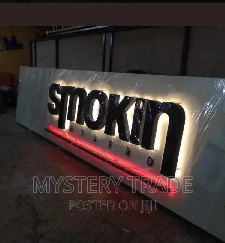 3d Signage With Light