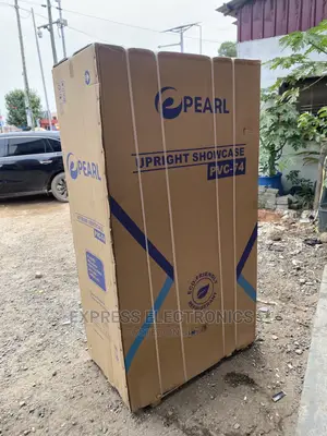 Tempered Glass Double Door Pearl PVC-74 586L Display Fridge