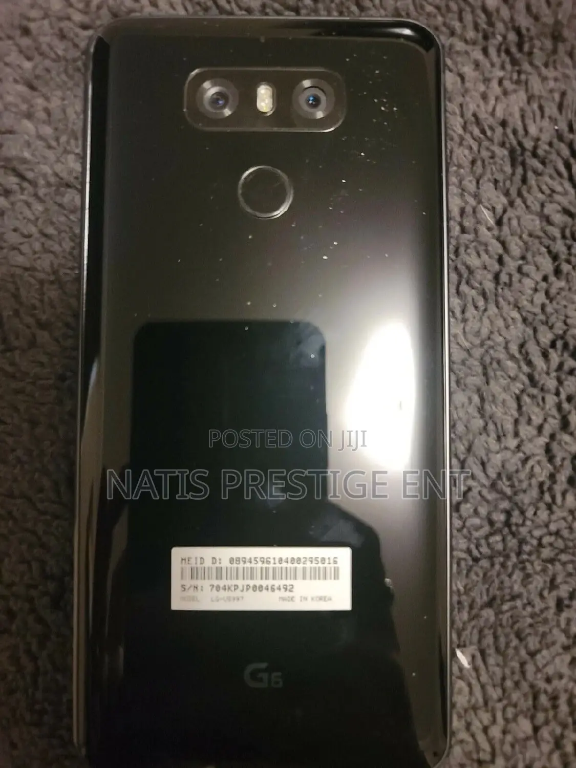 New LG G6 64 GB Black