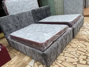 Classic Double Bed With Mattress Available As Seen