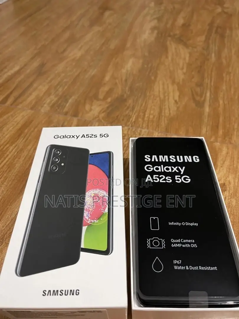 New Samsung Galaxy A52s 5G 128 GB Black