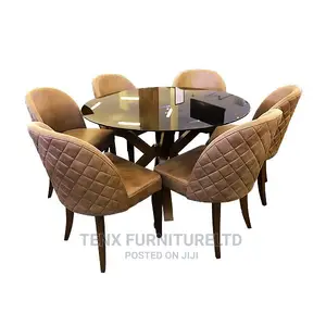 Dining Set 6 Seater (Mahogany)Ni