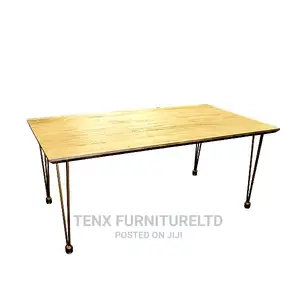 Coffee Table With Folding Iron Legs