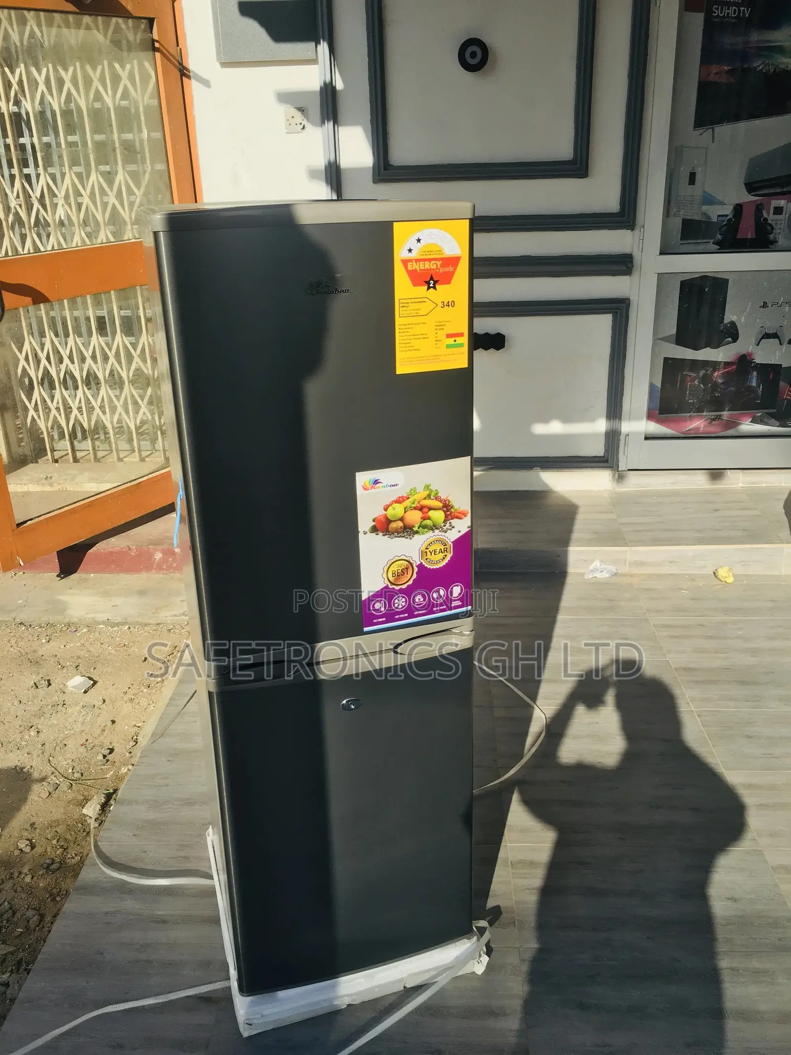 Fast Cooling Rainbow RF-271IX (166 Liters) Fridge