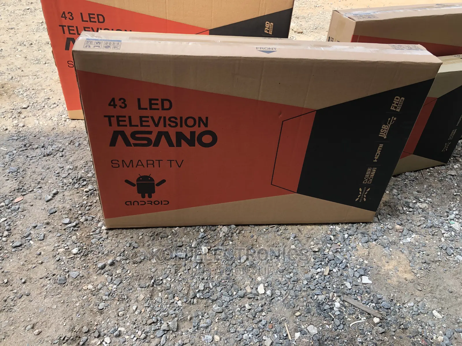New HDR Asano 43 Inch Smart Satellite TV