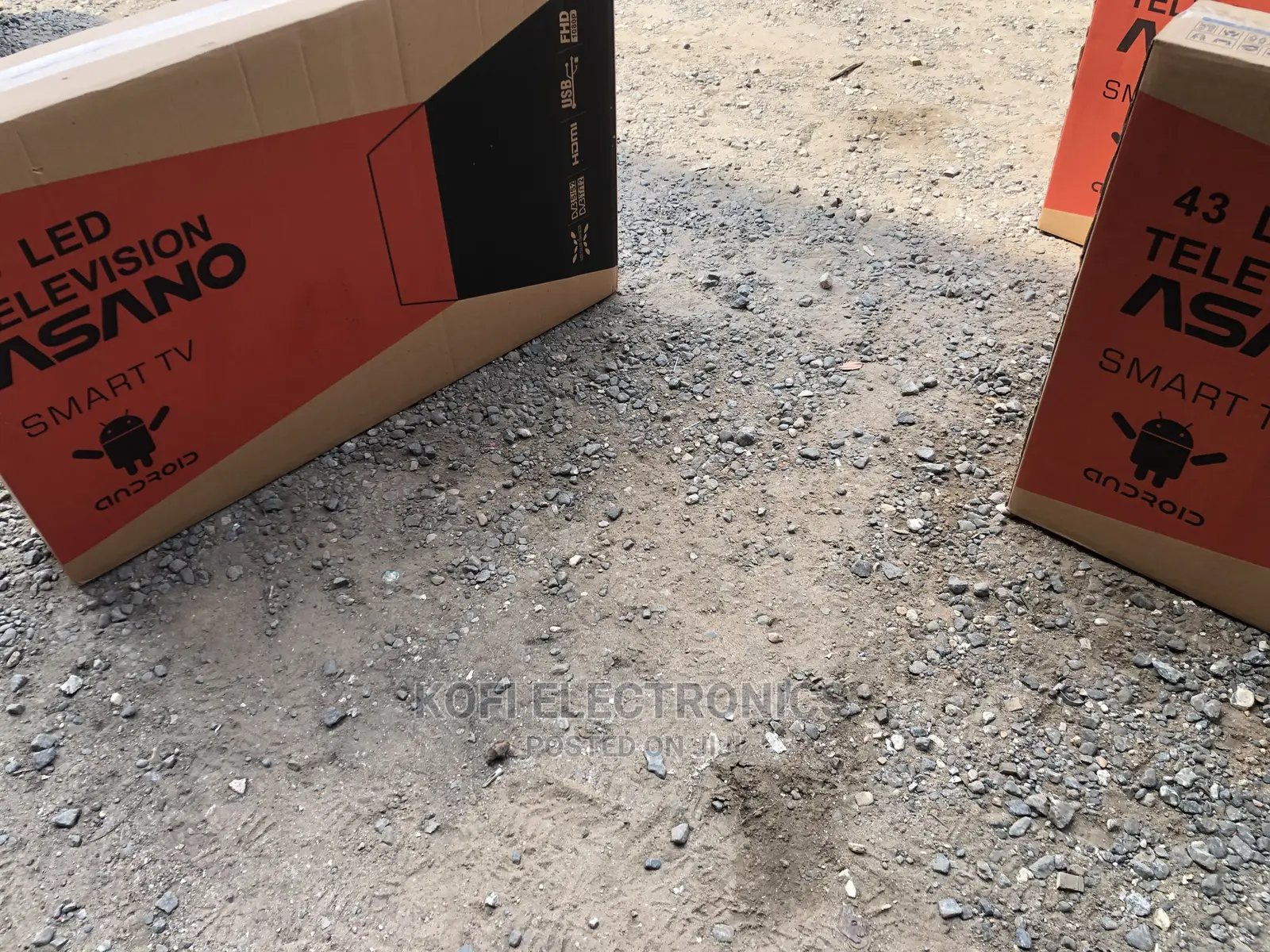 New HDR Asano 43 Inch Smart Satellite TV