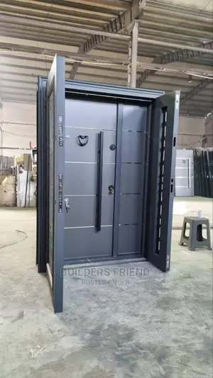 Gray Turkish Door in Heavyduty Security Complete Set