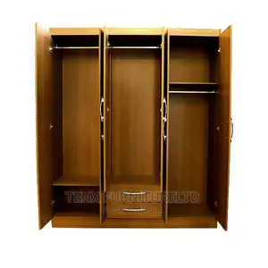 Wardrobe With 6 Doors and 2 Hanging Rod