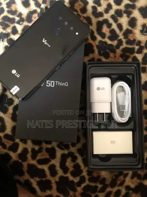 New LG V50 ThinQ 5G 128 GB Black