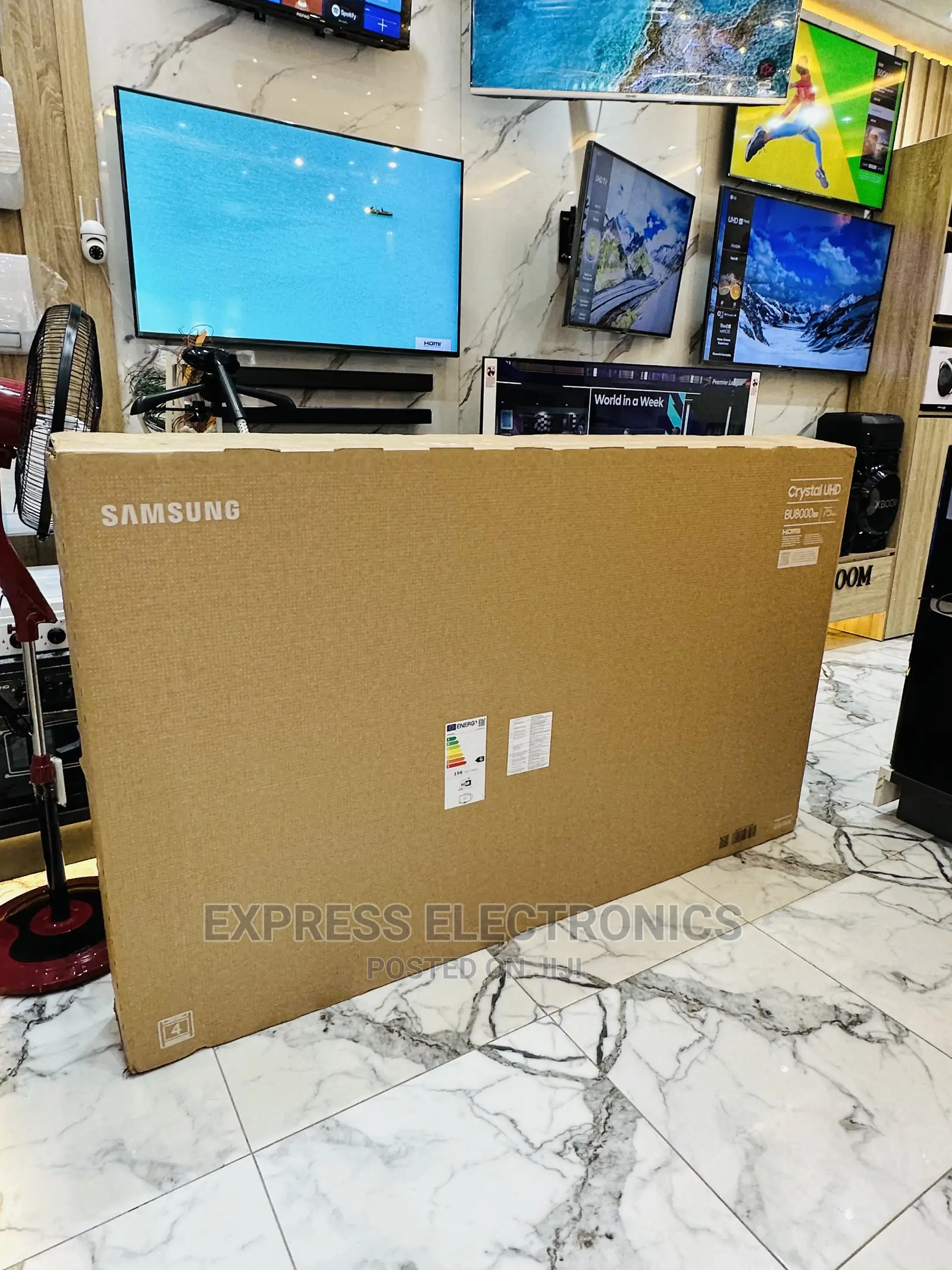 Call and Order for UHD Smart Samsung 75”Bu8000 T.