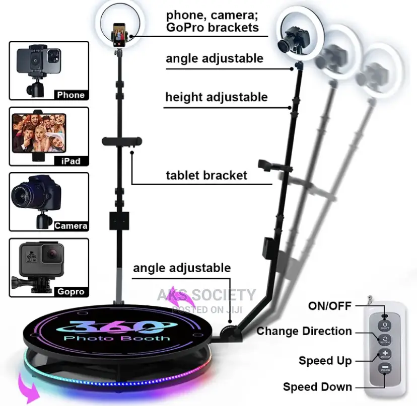 360 Photobooth, Videobooth Rentals