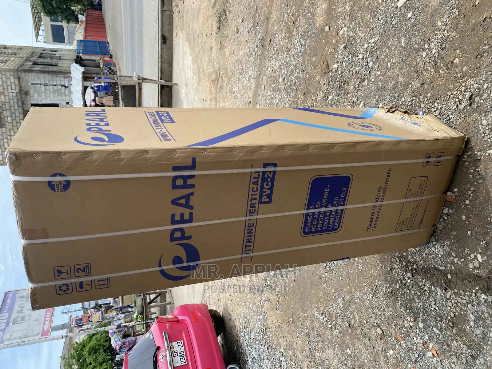 Long Lasting Pearl Door Glass Display Fridge PVC28 ,178