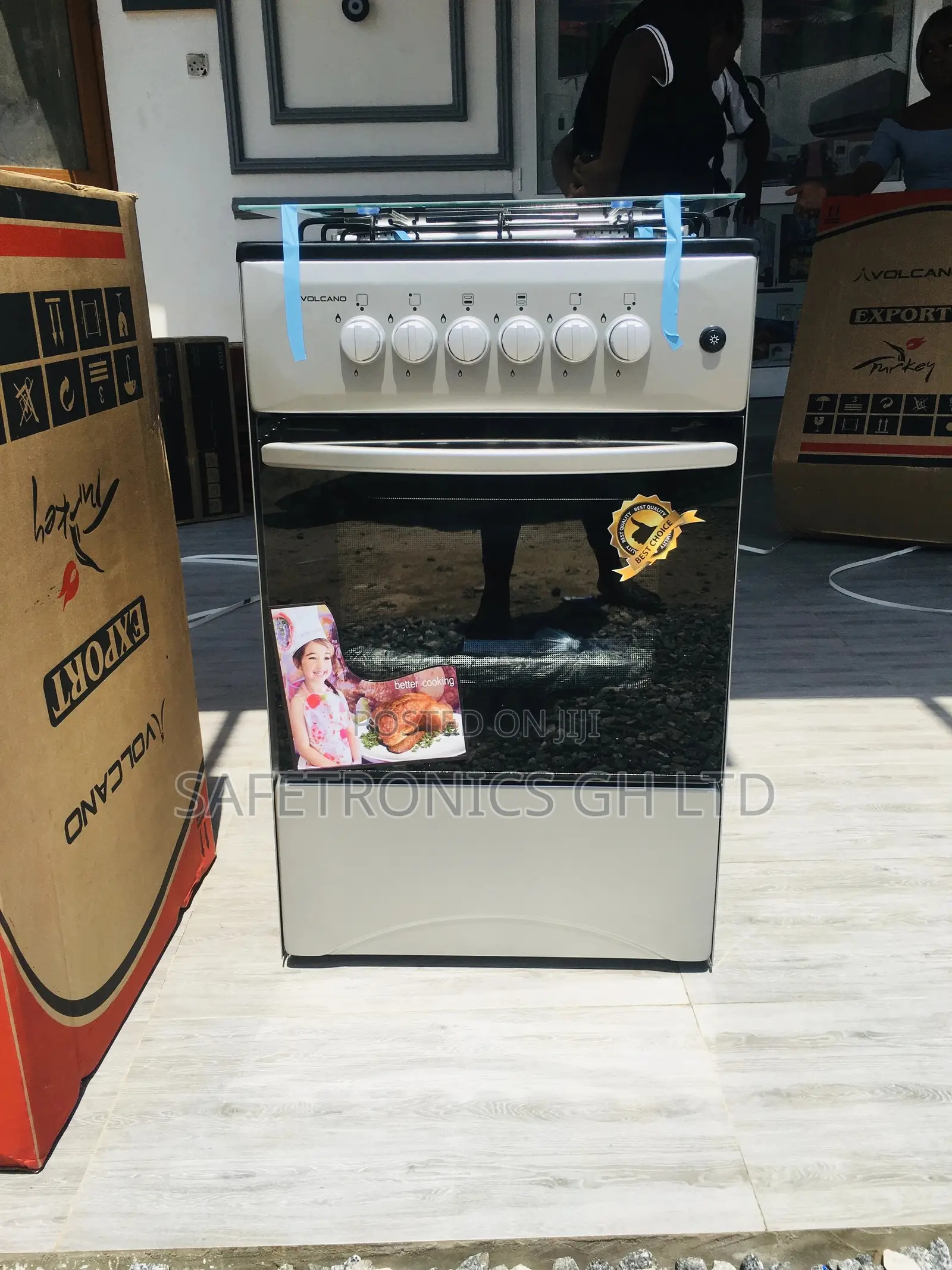 Volcano 50x60 ( New Line) 4BURNER Gas Oven With Grill