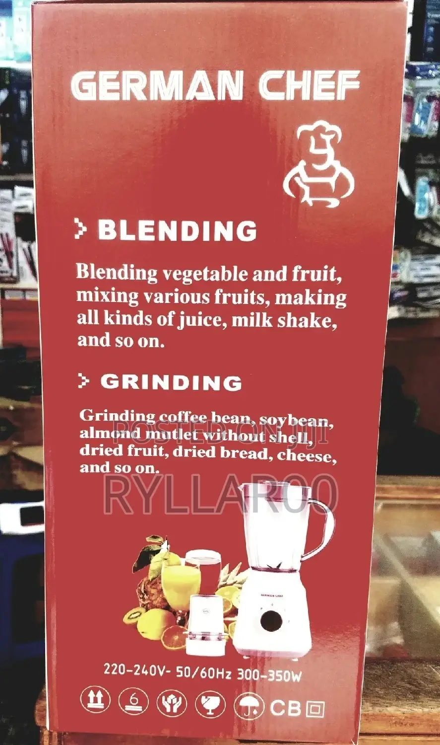 German Chef 2 in 1 Blender
