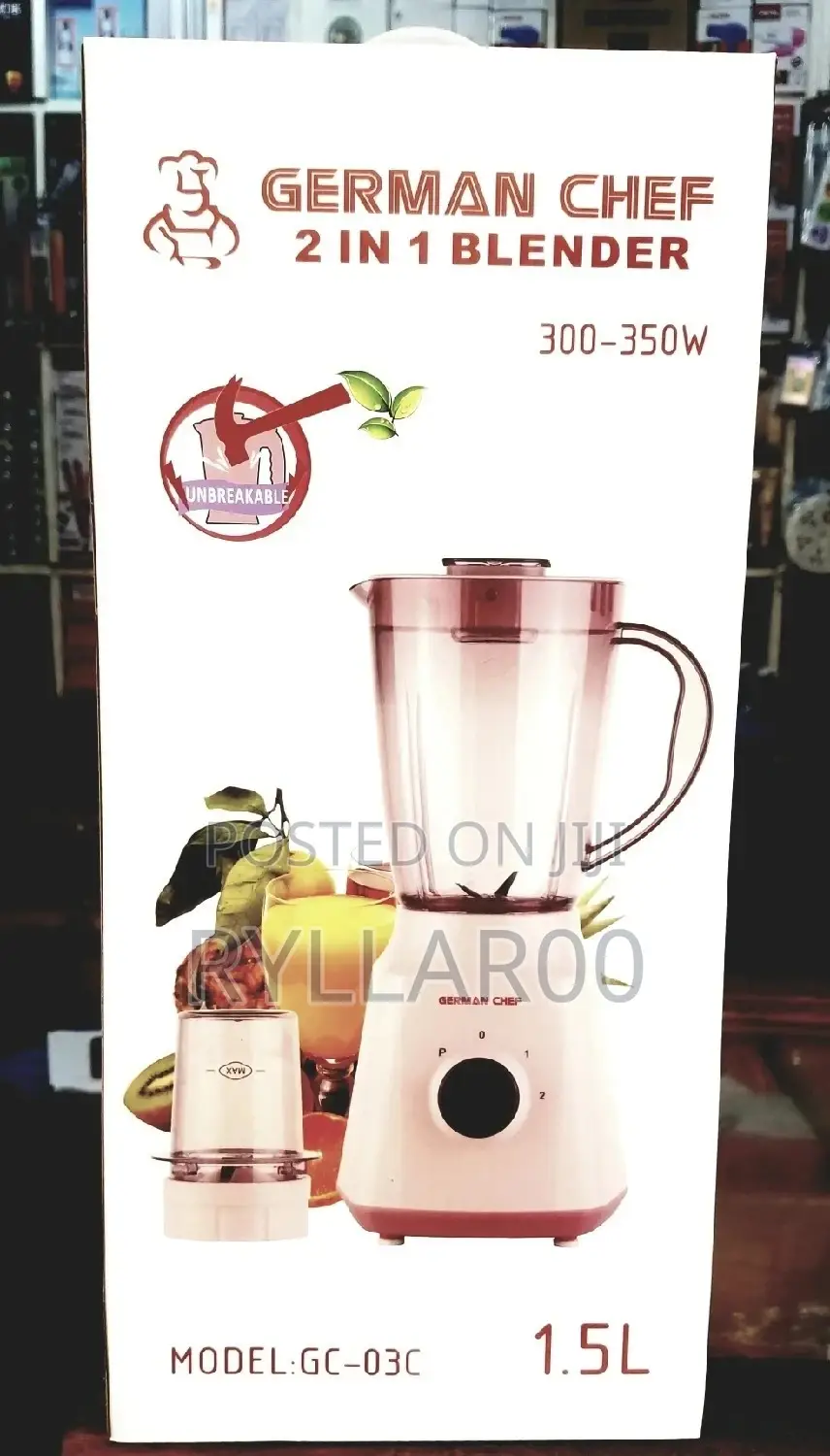 German Chef 2 in 1 Blender