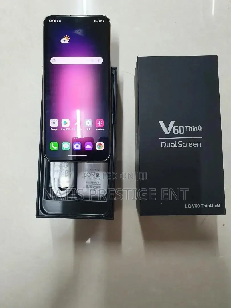 New LG V60 ThinQ 5G 256 GB Black