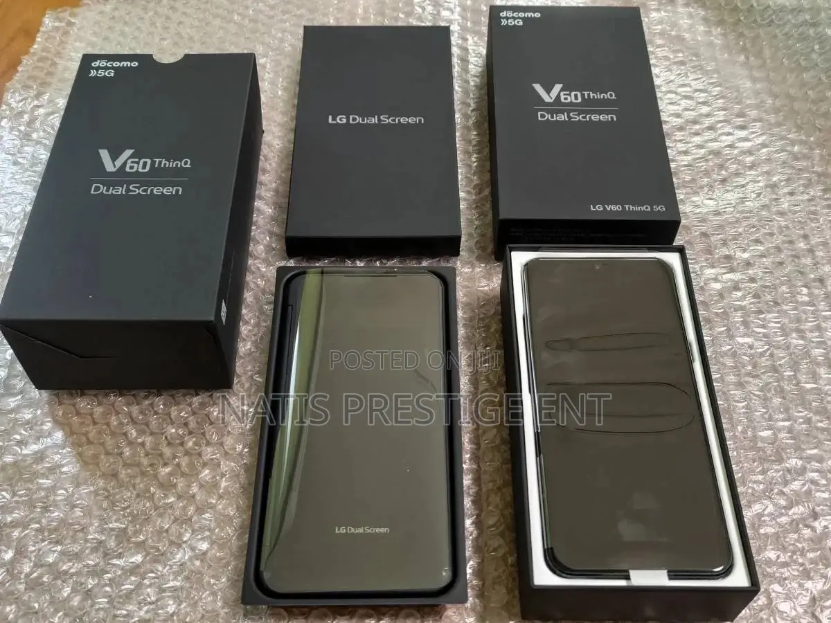 New LG V60 ThinQ 5G 256 GB Black