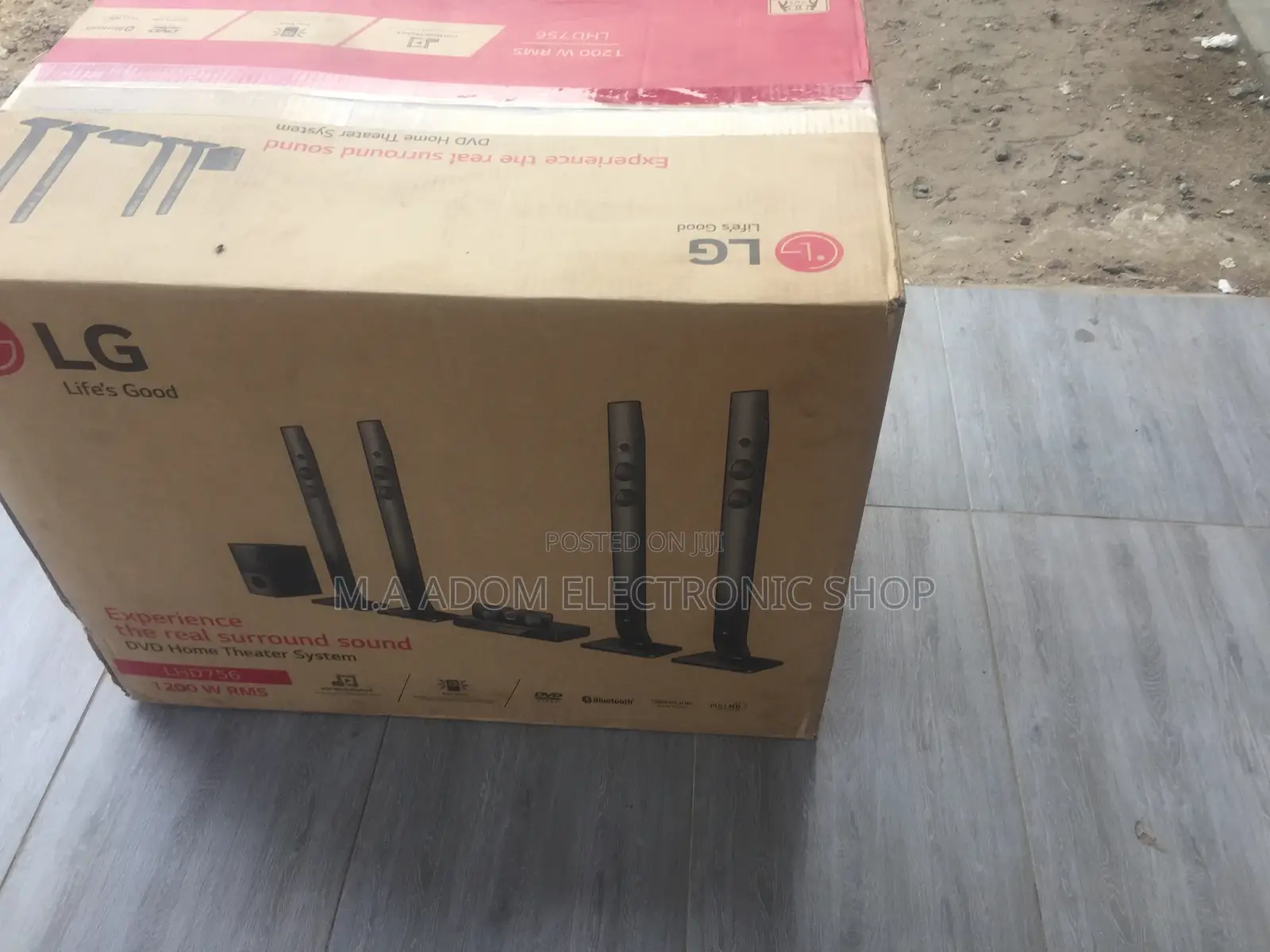 Secure LG LHD655BT DVD Home Theatre System