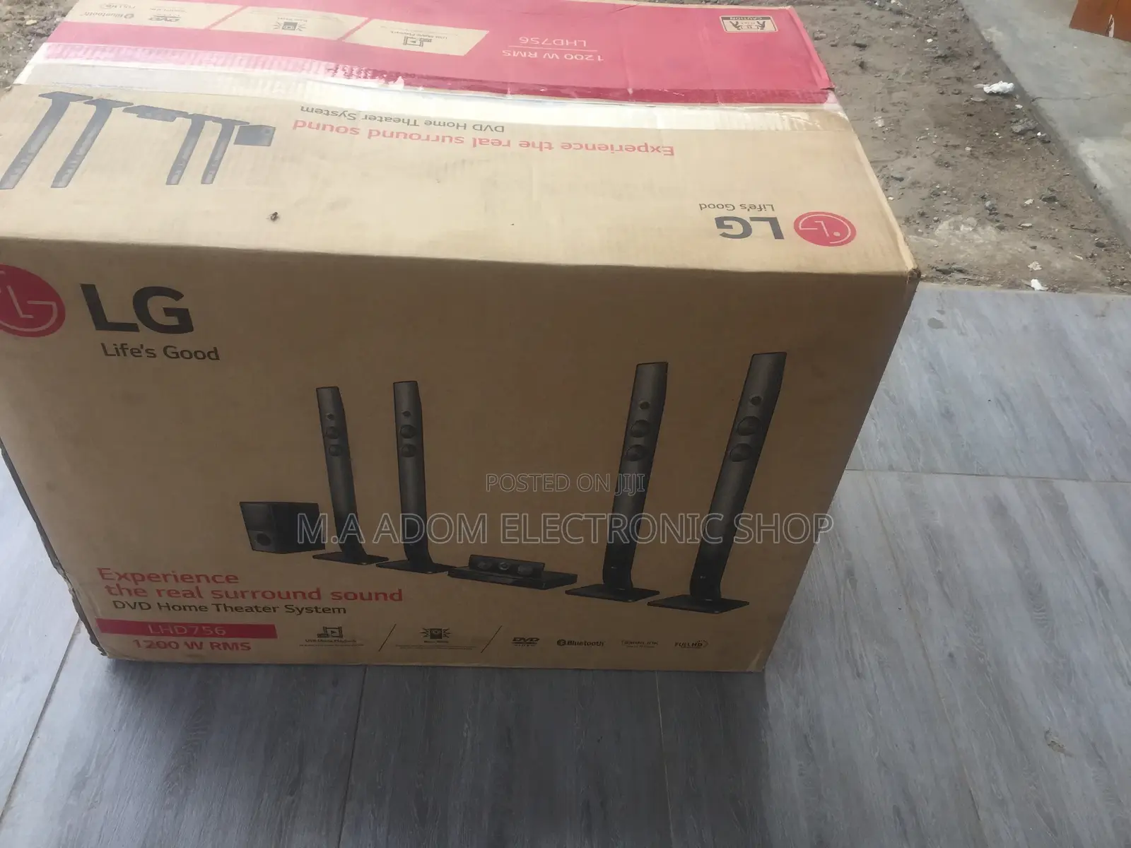 Acquire LG LHD655BT DVD Home Theatre System