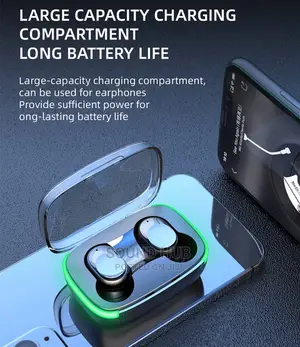 TWS Earbuds With Case Light