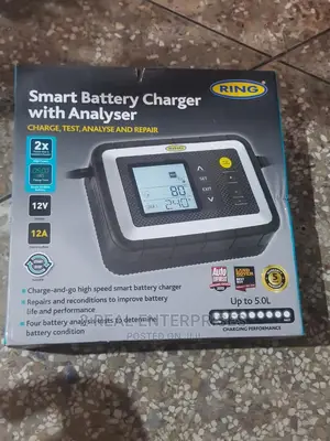 12a Smart Diagnostic Battery Charger With Battery Analyser