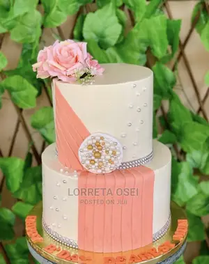 Two Tier Beautiful Cake