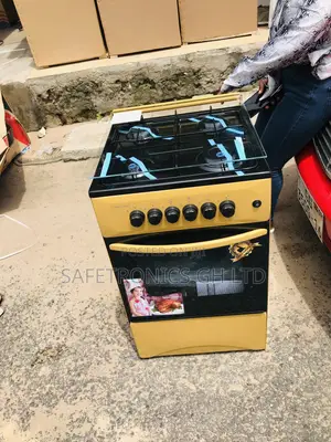 Brand New Gold Volcano 4 Burner Gas Oven With Grill