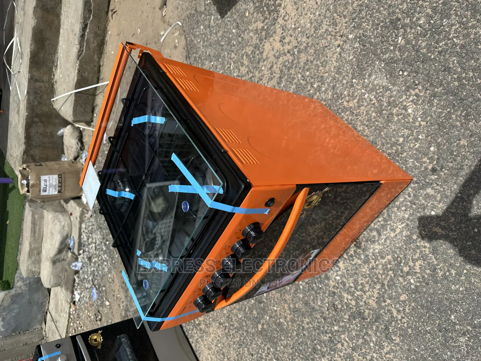 Most Affordable Gas Cooker 4burner Orange Oven